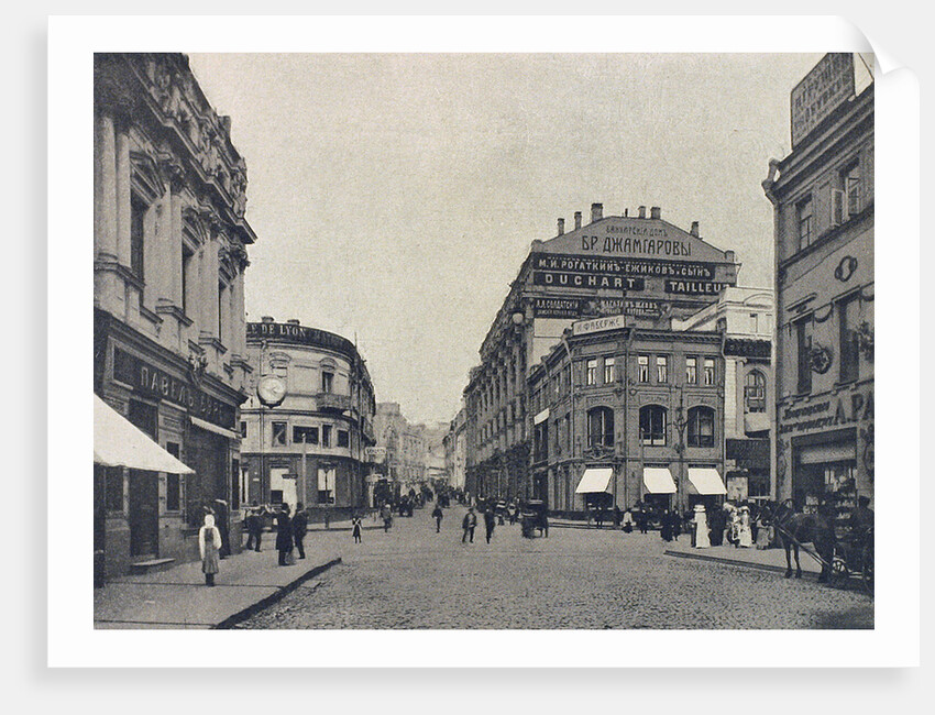 Kuznetsky Most (Blacksmiths Bridge), Moscow, Russia, 1912 by Unknown