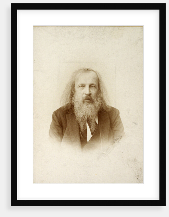 Dmitri Mendeleev, Russian chemist, c1890-c1907(?) by Unknown