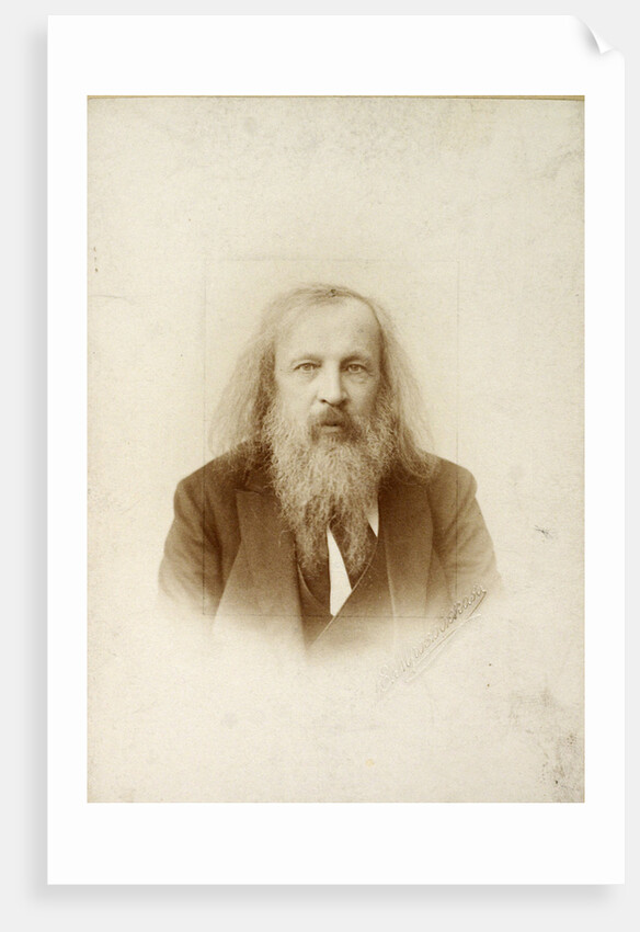 Dmitri Mendeleev, Russian chemist, c1890-c1907(?) by Unknown