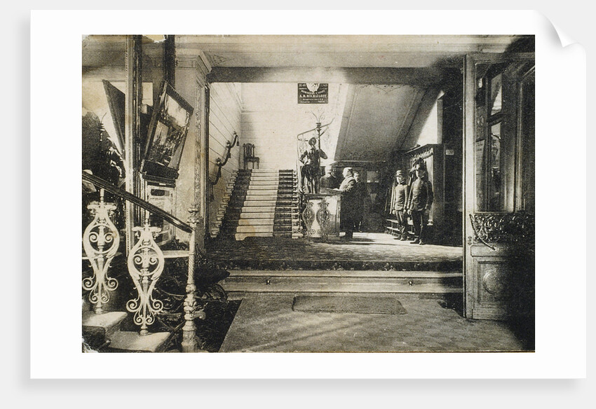 Interior of the Hotel Slavianski Bazaar, Moscow, Russia, early 20th century by Unknown