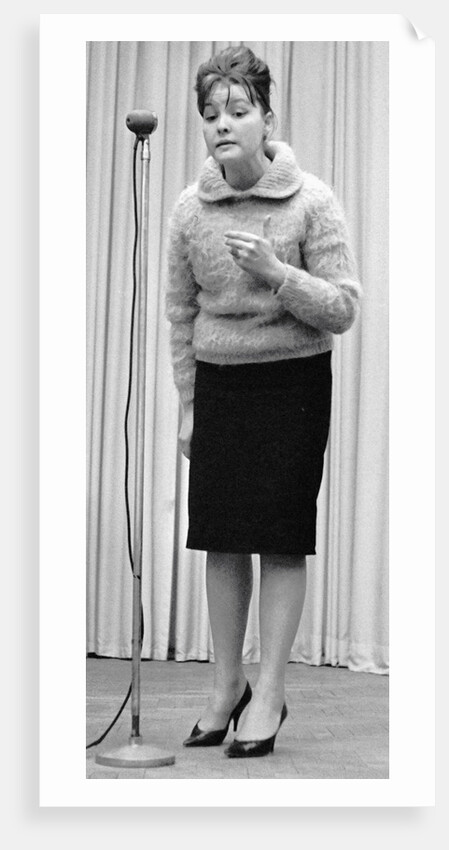 Bella Akhmadulina, Russian poet, 1960s by Anonymous