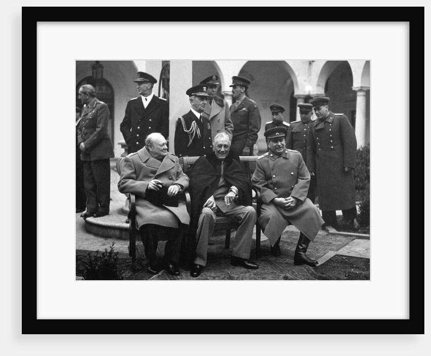 Conference of the Allied leaders, Yalta, Crimea, USSR, February 1945 by Anonymous