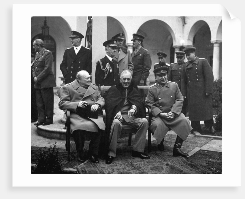Conference of the Allied leaders, Yalta, Crimea, USSR, February 1945 by Anonymous