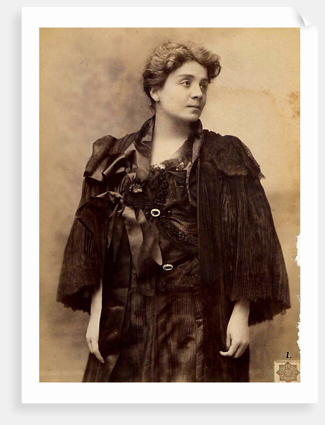 Eleonora Duse, Italian actress, 1896 by Aime Dupont