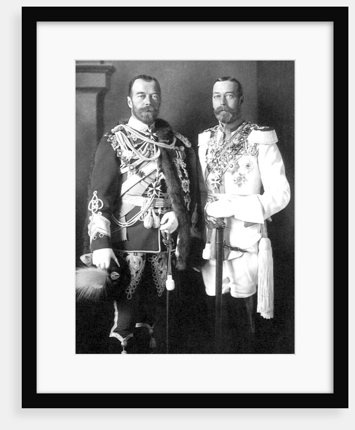Tsar Nicholas II of Russia and George V of the United Kingdom, 1913 by Anonymous