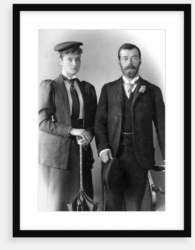 Tsarevich Nicholas Alexandrovich of Russia and Princess Alix of Hesse, London, 1894 by Anonymous
