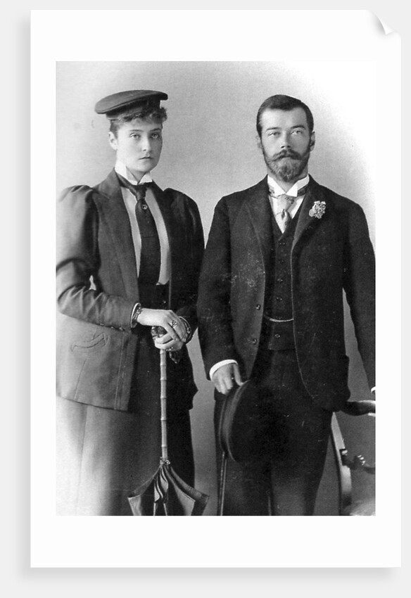 Tsarevich Nicholas Alexandrovich of Russia and Princess Alix of Hesse, London, 1894 by Anonymous