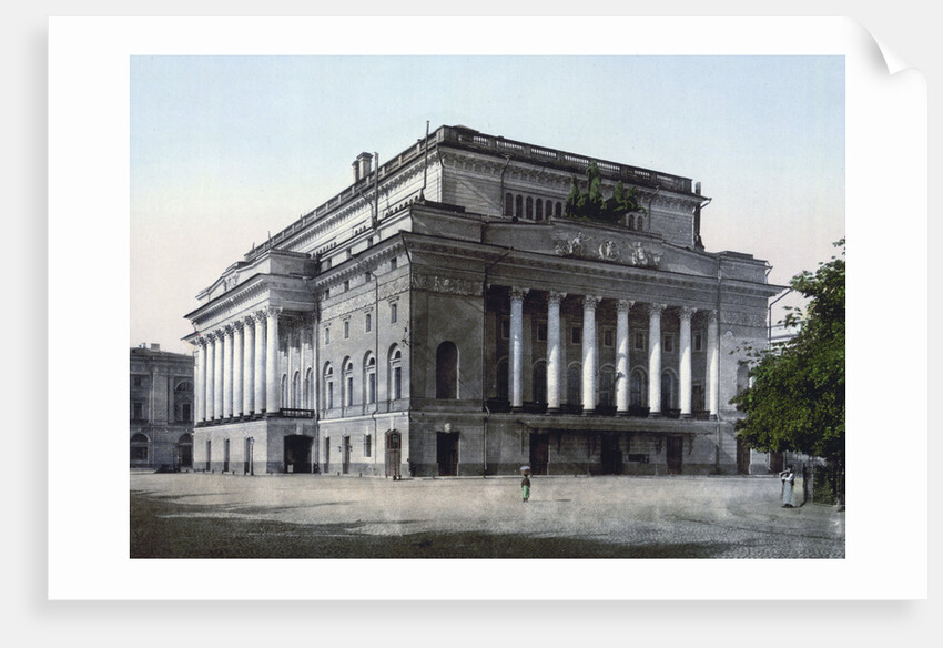 The Alexandrinsky Theatre, St Petersburg, Russia, c1890-c1905 by Anonymous