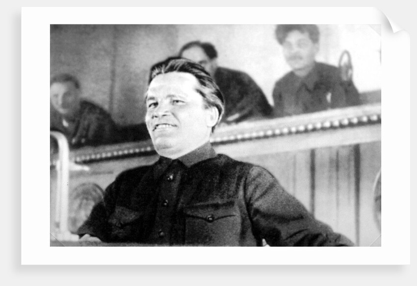 Soviet politician Sergei Kirov, 17th Congress of the Communist Party, Moscow, USSR, 1934 by Anonymous