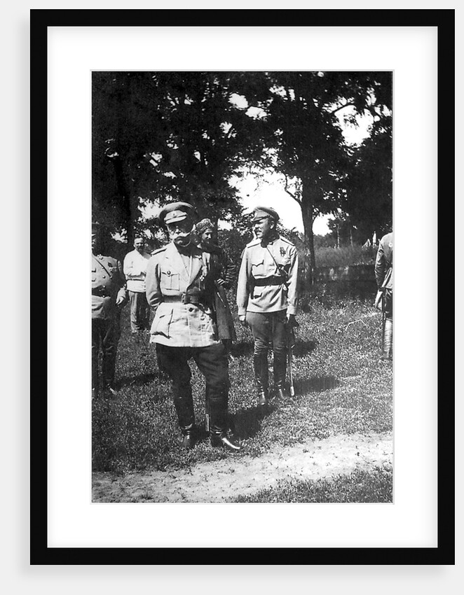 Mikhail Alekseyev, Commander-in-chief of the Volunteer Army, near Ekaterinodar, Russia, 1918 by Anonymous