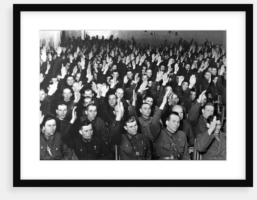 The Trial of the Twenty-One, Moscow, USSR, 1938. by Anonymous