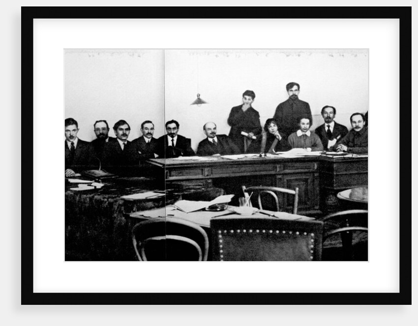 The Council of the Peoples Commissars, Russia, c1917-c1918. by Anonymous