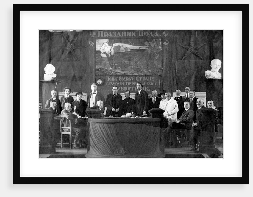 May Day meeting, Russia, 1920 by Anonymous
