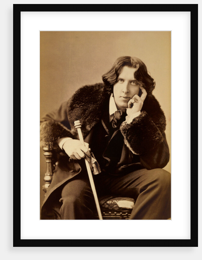 Oscar WiIde, Irish writer, wit and playwright, 1882 by Napoleon Sarony