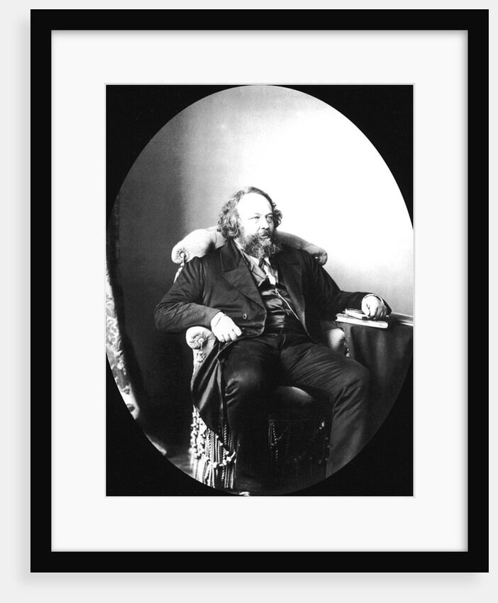 Mikhail Bakunin, Russian revolutionary and theorist of anarchism, 1863 by Sergei Levitsky