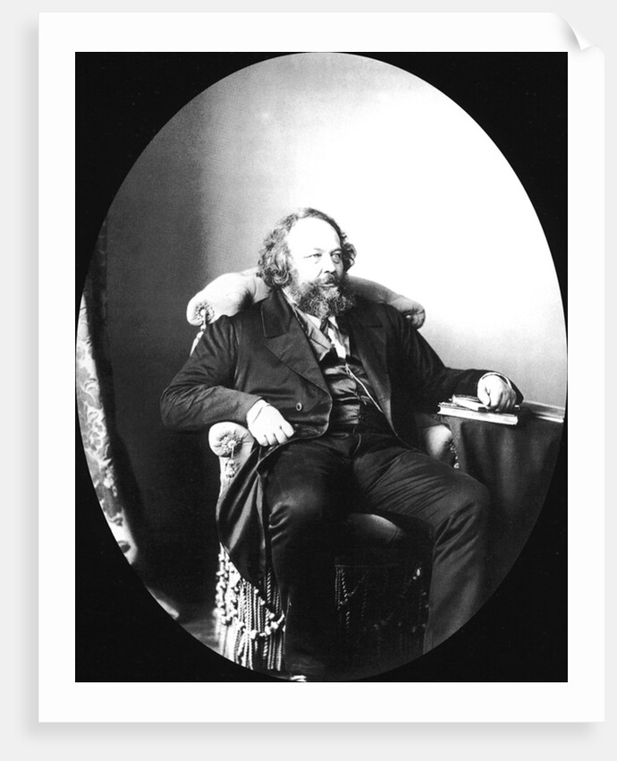 Mikhail Bakunin, Russian revolutionary and theorist of anarchism, 1863 by Sergei Levitsky