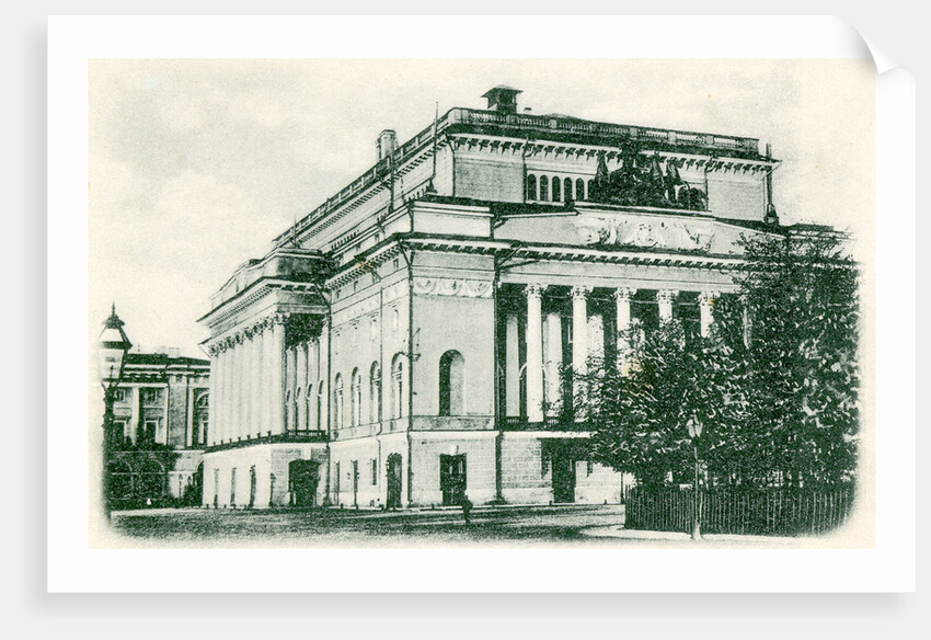 The Alexandrinsky Theatre, Saint Petersburg, Russia, 1890s by Unknown
