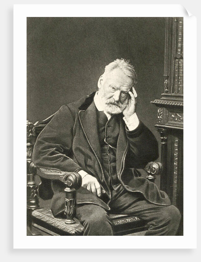 Victor Hugo, French author, 1879 by Count Stanislaw Walery