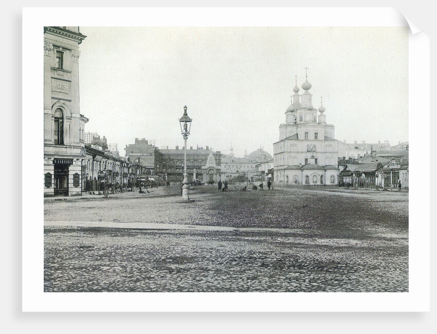 Okhotny Ryad (Hunting Row), Moscow, Russia 1880s by Unknown