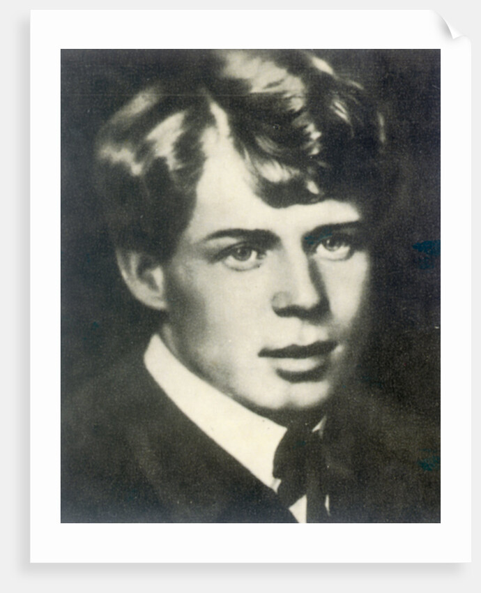Sergei Yesenin, Russian poet, 1910s by Unknown