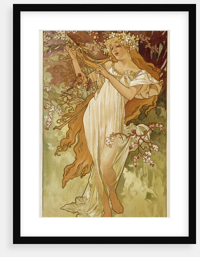 Spring by Alphonse Mucha