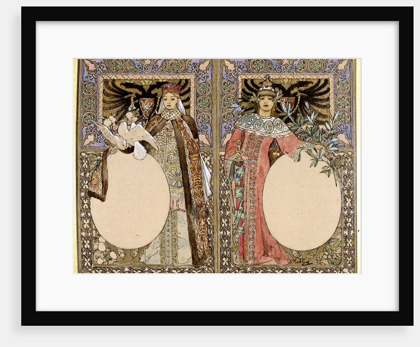 Book illustration by Alphonse Mucha