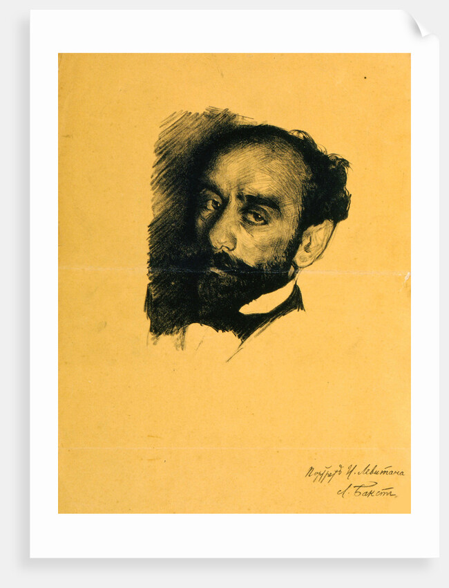Portrait of the artist Isaak Levitan, 1899. by Leon Bakst
