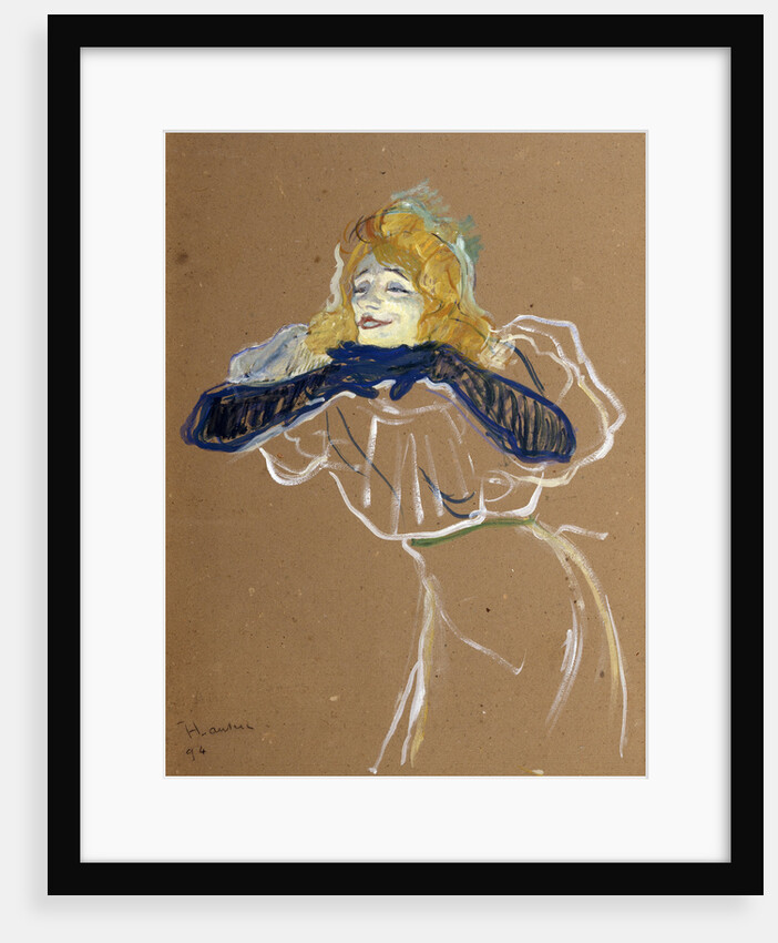 The Singer Yvette Guilbert by Henri de Toulouse-Lautrec