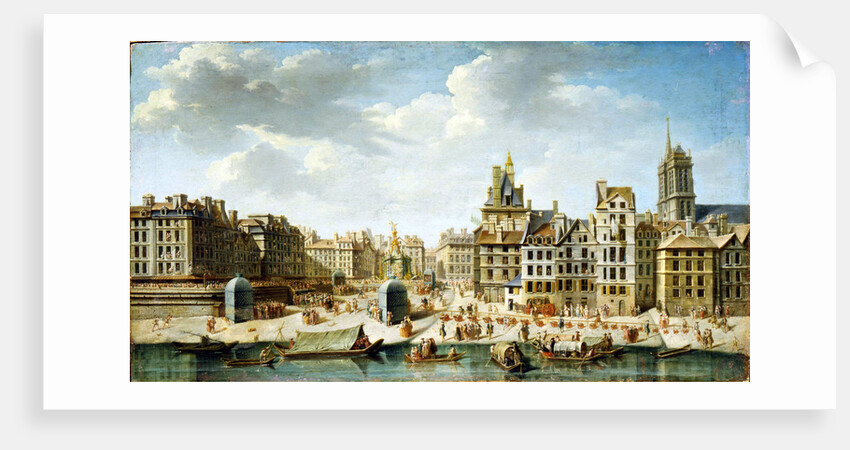 The Place de Grève in Paris, 1746. by Nicolas Raguenet