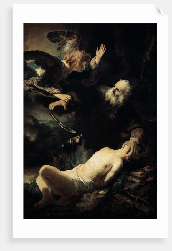 Abraham Sacrificing Isaac, 1635. by Rembrandt Harmensz van Rijn