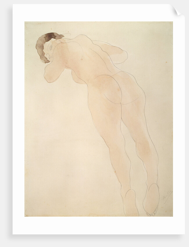 A Nude, 1900-1908. by Auguste Rodin