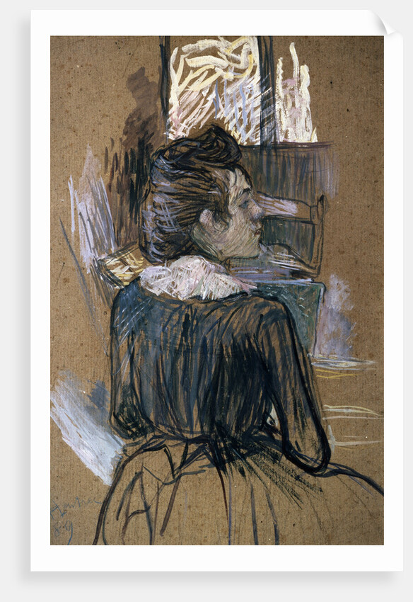 Woman at a Window, 1889. by Henri de Toulouse-Lautrec