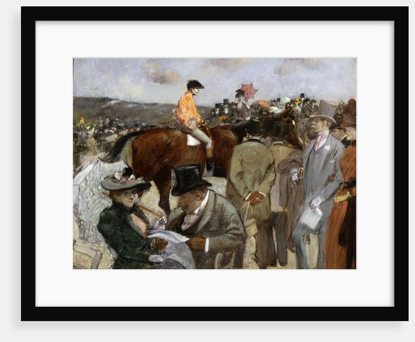Horseracing by Jean Louis Forain