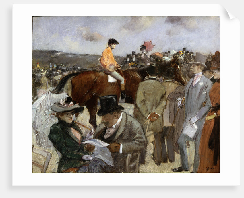 Horseracing by Jean Louis Forain