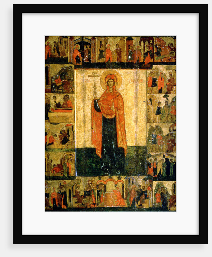 Saint Paraskeva Pyatnitsa with Scenes from Her Life, 15th century by Unknown