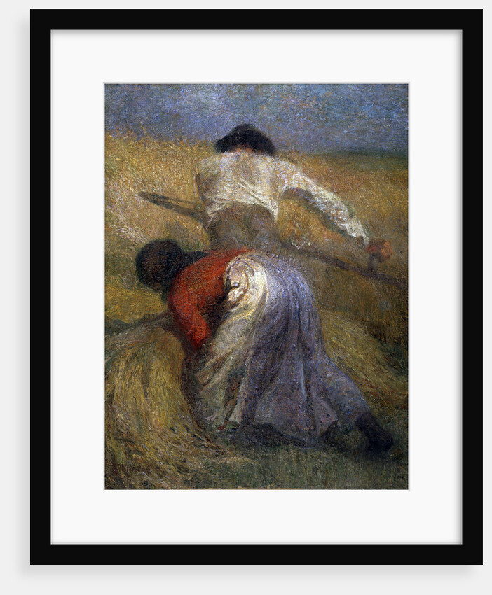 The Harvest, 19th century. by Adolphe Monticelli