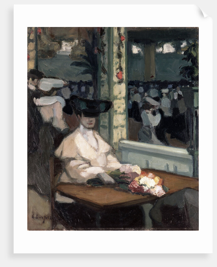 Waiting, Moulin de la Galette, 1905. by Edmond Lempereur