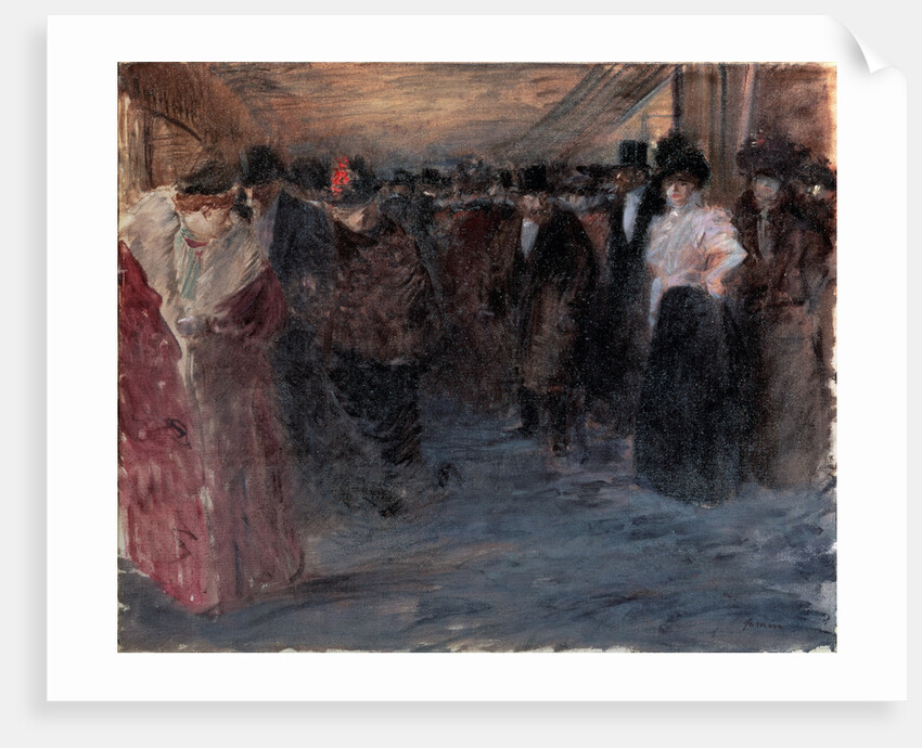 Music Hall, 1890s. by Jean Louis Forain