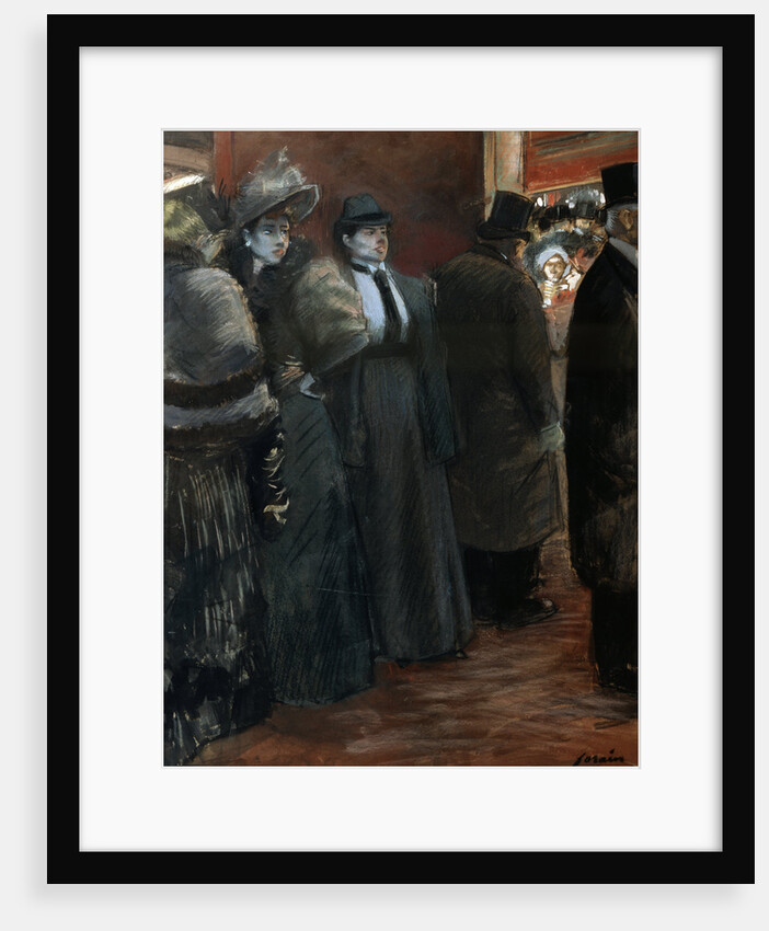 A Theatre Foyer, late 19th or early 20th century. by Jean Louis Forain