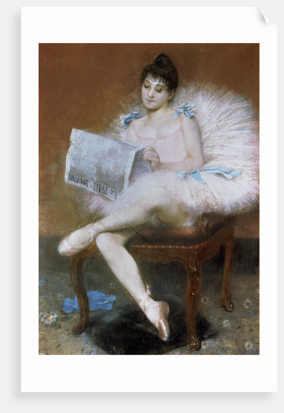 Sitting Ballet Dancer, 1890. by Pierre Carrier-Belleuse