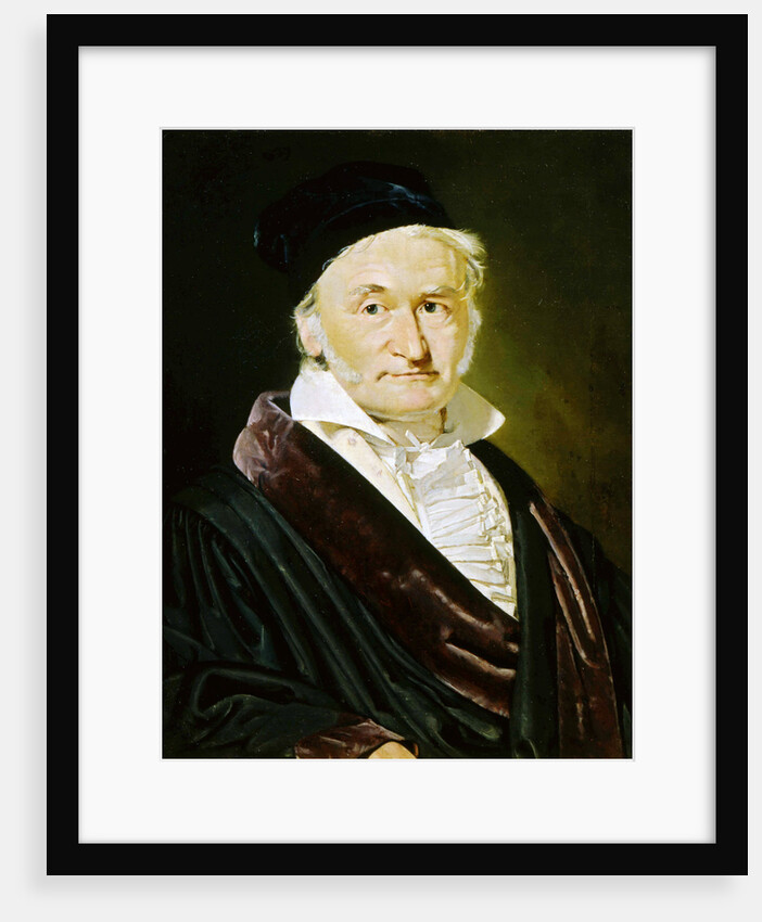 Karl Friedrich Gauss, German mathematician, astronomer and physicist, 1840 by Christian Albrecht Jensen