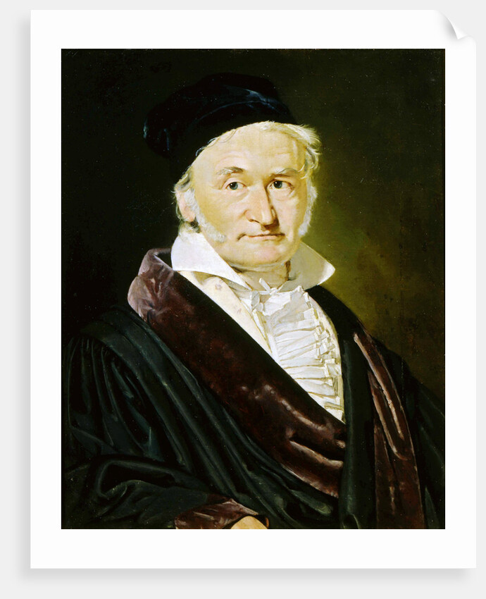 Karl Friedrich Gauss, German mathematician, astronomer and physicist, 1840 by Christian Albrecht Jensen