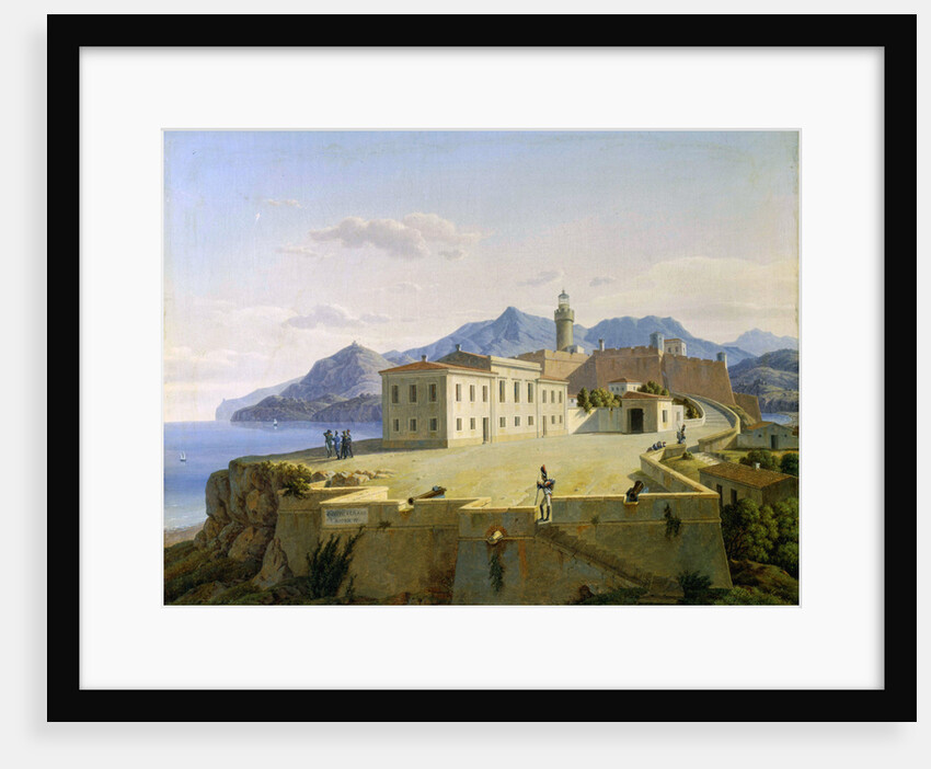 Napoleon Bonaparte in Portoferraio, 1814 (1839). by Leo von Klenze
