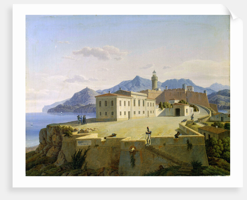 Napoleon Bonaparte in Portoferraio, 1814 (1839). by Leo von Klenze