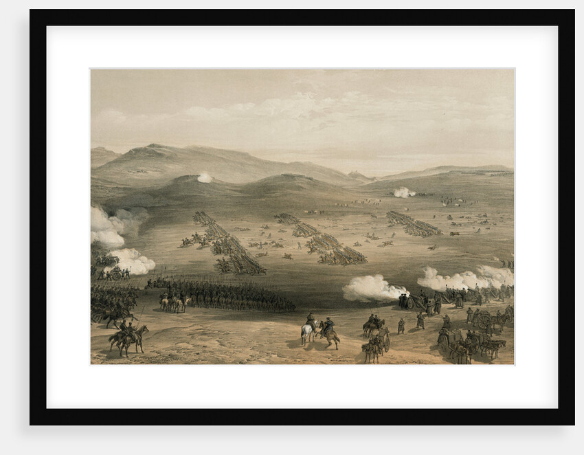 The Charge of the Light Brigade at the Battle of Balaclava, 25 October 1854, 19th century by William Simpson