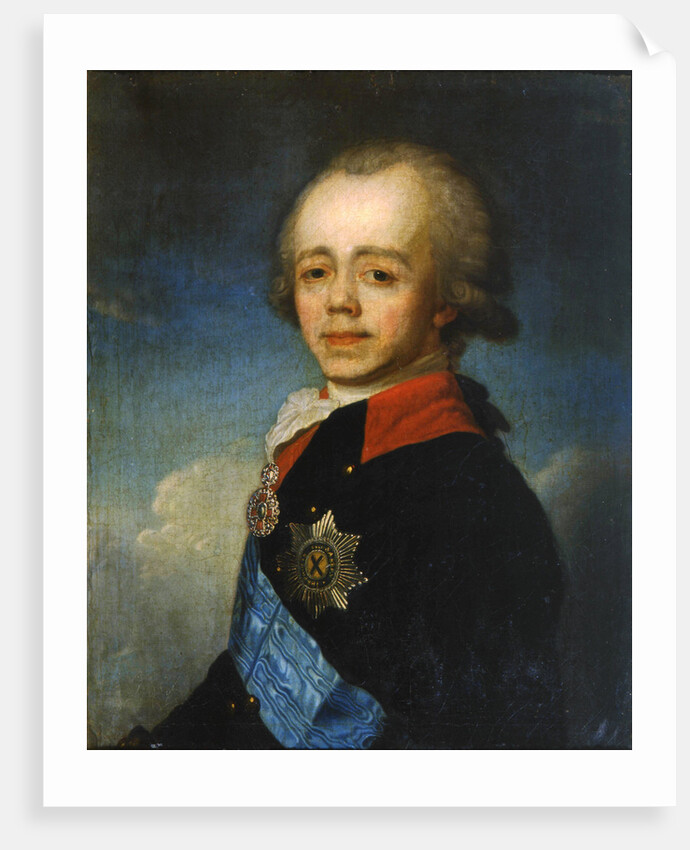 Grand Duke Pavel Petrovich of Russia, late 18th century by Jean Louis Voille