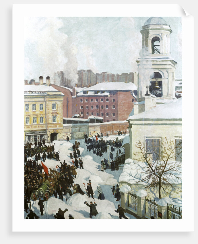 February 27th, 1917, 1917. by Boris Mikhajlovich Kustodiev