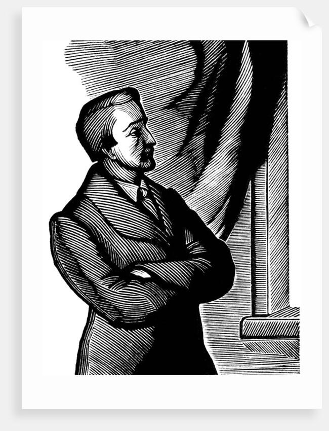 Heinrich Heine, 19th century German poet, 1934. by Georgi Yecheistov