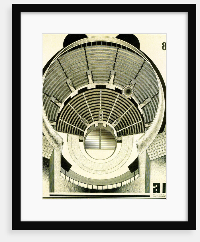 Design for the Palace of the Soviets in Moscow, USSR, c1931-c1933. by Alexander Karra