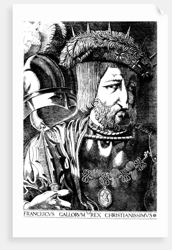 Francis I, King of France, 1536. by Jacques Prevost